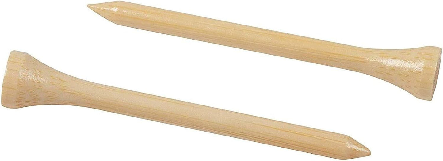 Juvale 300 Pack Bamboo Golf Tees in Bulk (2 3/4 inch, Natural Wood Color) - Golf Tees Wood