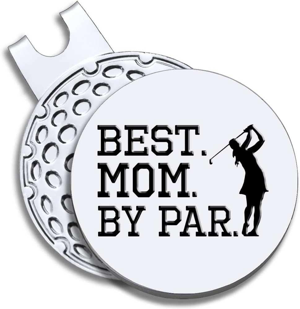 Strong Woman Golfer Ball Marker with Magnetic Hat Clip, Funny Golf Accessories Gifts for Proud Women, Novelty Birthday Gifts for Women Golfer Fan