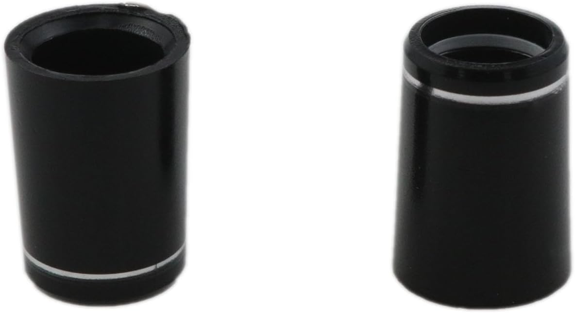 yukata Black Golf Ferrules Golf Club Ferrules Golf Ring Golf Tapered Ferrules 0.335 Golf Club Parts for Most Brands of Irons 10PCS
