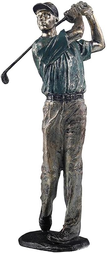 Golfer Statues, Luxury Character Figurine, Creative Modern Sport Statue Art Figurines, Nordic Crafts for Office Desk Living Room Home Decoration