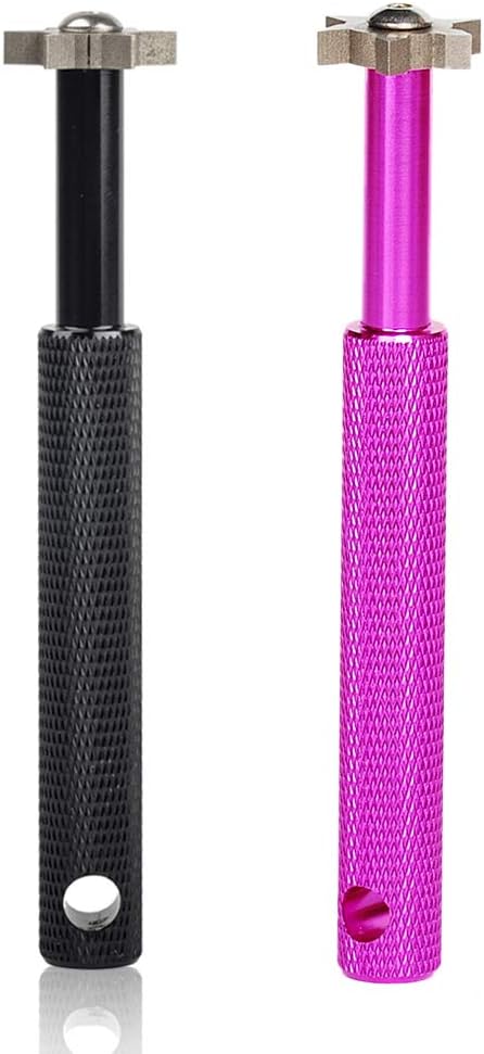 HIFROM Groove Sharpener with 6 Heads - Golf Club Groove Sharpener Re-Grooving Tool and Cleaner for All Irons Pitching Sand Lob Gap and Approach Wedges and Utility Clubs ¡­