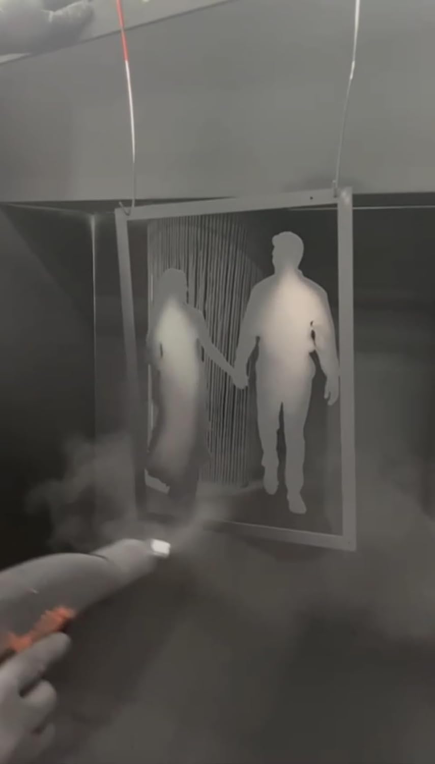 Metal Silhouette Portrait from Photo – Custom Wall Art for Couples, Anniversary or Wedding Gift, Made to Order – While stock is shown for listing purposes, each piece is custom-made based on your photo and personalization details.