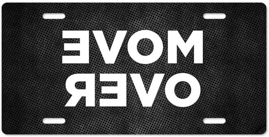 Unique Vanity License Plates | 16 Individual Designs | 3 Sizes (Automobile, Golf Cart, Motorcycle/Bike) | Made in U.S.A. | Custom Car Tags (Move Over, Golf Cart (7" x 4"))