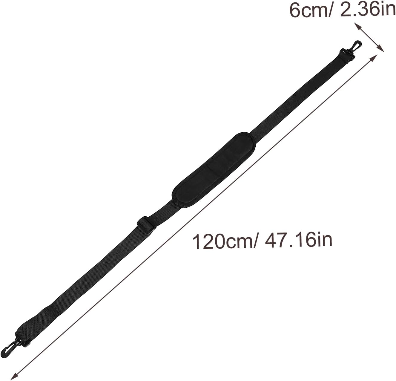 Adjustable Golf Bag Strap Padded Bag Strap for Comfort Easy Installation -wear Materials