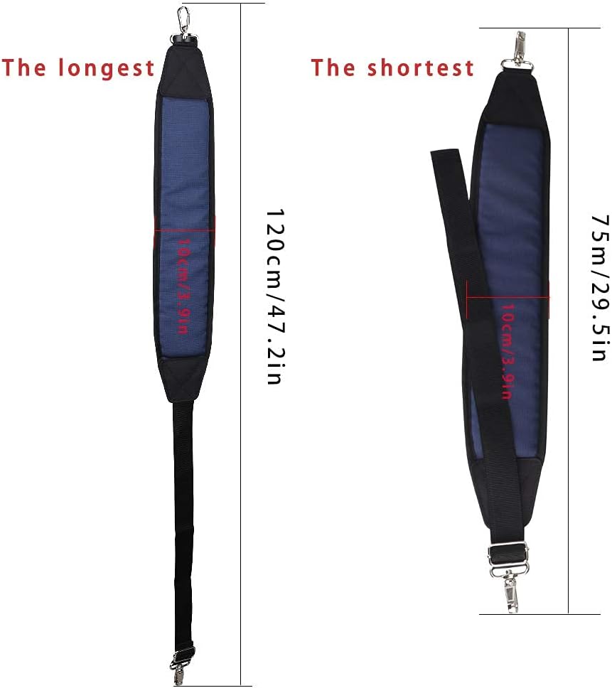 BIG TEETH Golf Bag Strap Single Padded Shoulder Strap Adjustable Thick Pad Straps Universal Replacement Quick Release