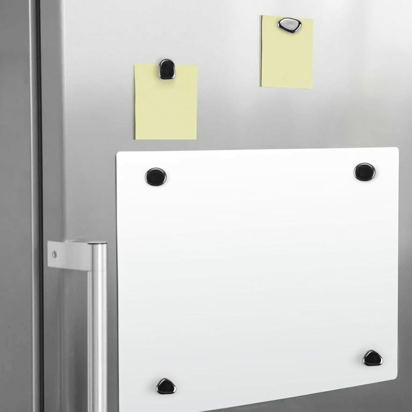 28 Pack Black Fridge Magnets, Small and Strong Magnets, Strong Refrigerator Magnets Heavy Duty for Whiteboard, Office, Classroom, Kitchen Accessories, Home and Cabinet