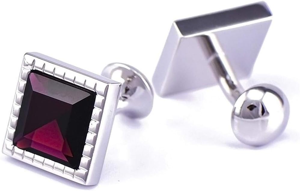 S&W Wedding Cufflinks for Men Cuffs with Gift Box Business for Tuxedo Shirts