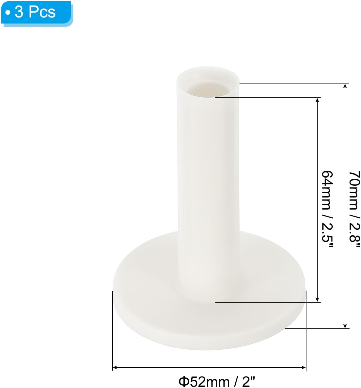 PATIKIL Rubber Golf Tee, Training Driving Range Tee Stable Ball Holder for Outdoor Indoor Hitting Mats