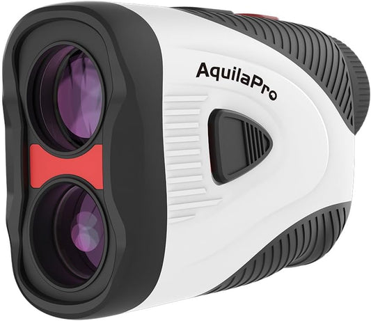 AquilaPro N3 Golf Rangefinder with Slope, 1200 Yards, Rangefinder Golf, 0.5 Yard Accuracy, 7X Magnification, Flag Lock Vibration, Rechargeable Golf Range Finder