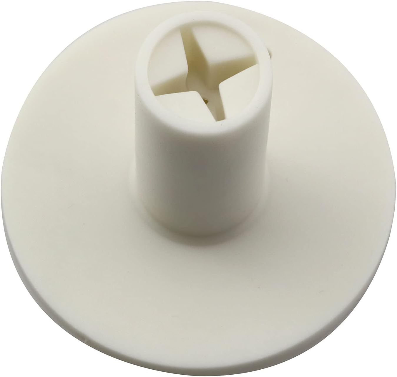 DZS Elec 5pcs Rubber Golf Tee Set 1.5" Rubber Golf Tee Holder White 38mm for Practice and Driving Range Mats