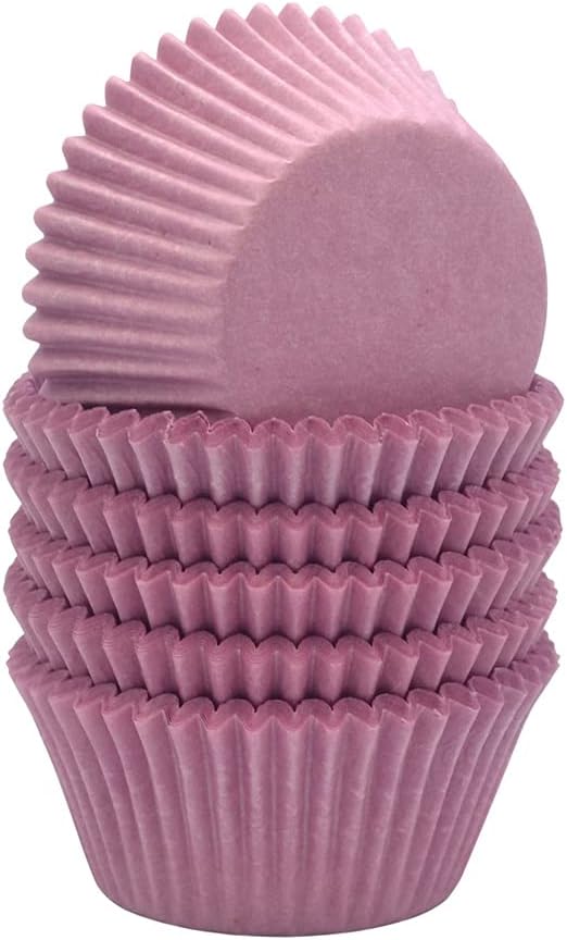Purple Cupcake Liners Greaseproof Paper Standard Baking Cups for Party and More, 150-Count