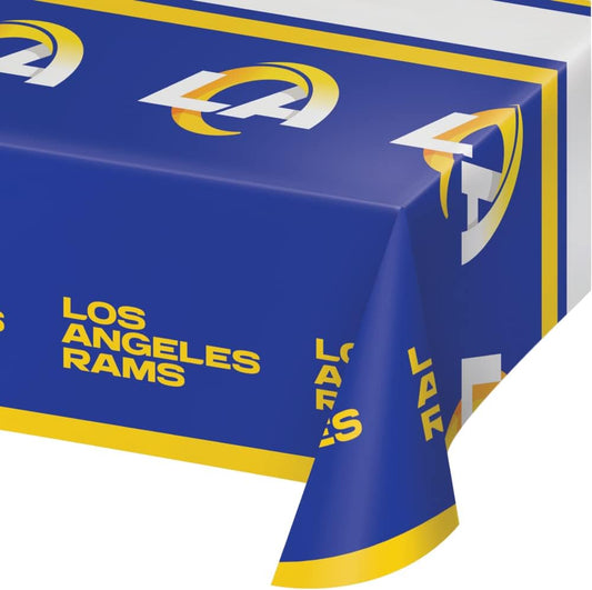 Trendware Los Angeles Rams Plastic Tablecloths, 3 ct