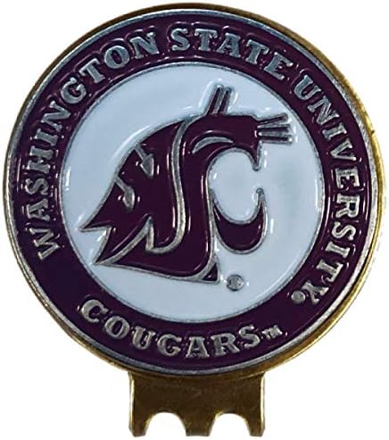 Magnetic Golf Hat Clip with 2 Double-Sided Golf Ball Markers – Easily Attaches to Golf Cap – Made of Stainless Steel & Ideal for Avid Golfers