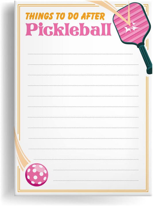 Funny Memo Notepads - Set of 2- Funny Pickleball Gifts - Cute Note Pads