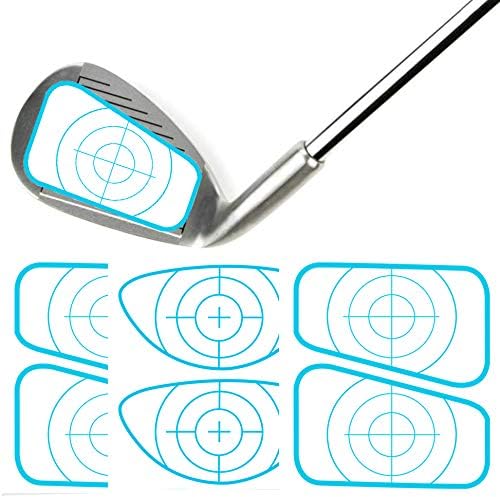 YOUOK Golf Impact Tape Labels, 200 Stickers, Driver, Iron & Wood Swing Trainer