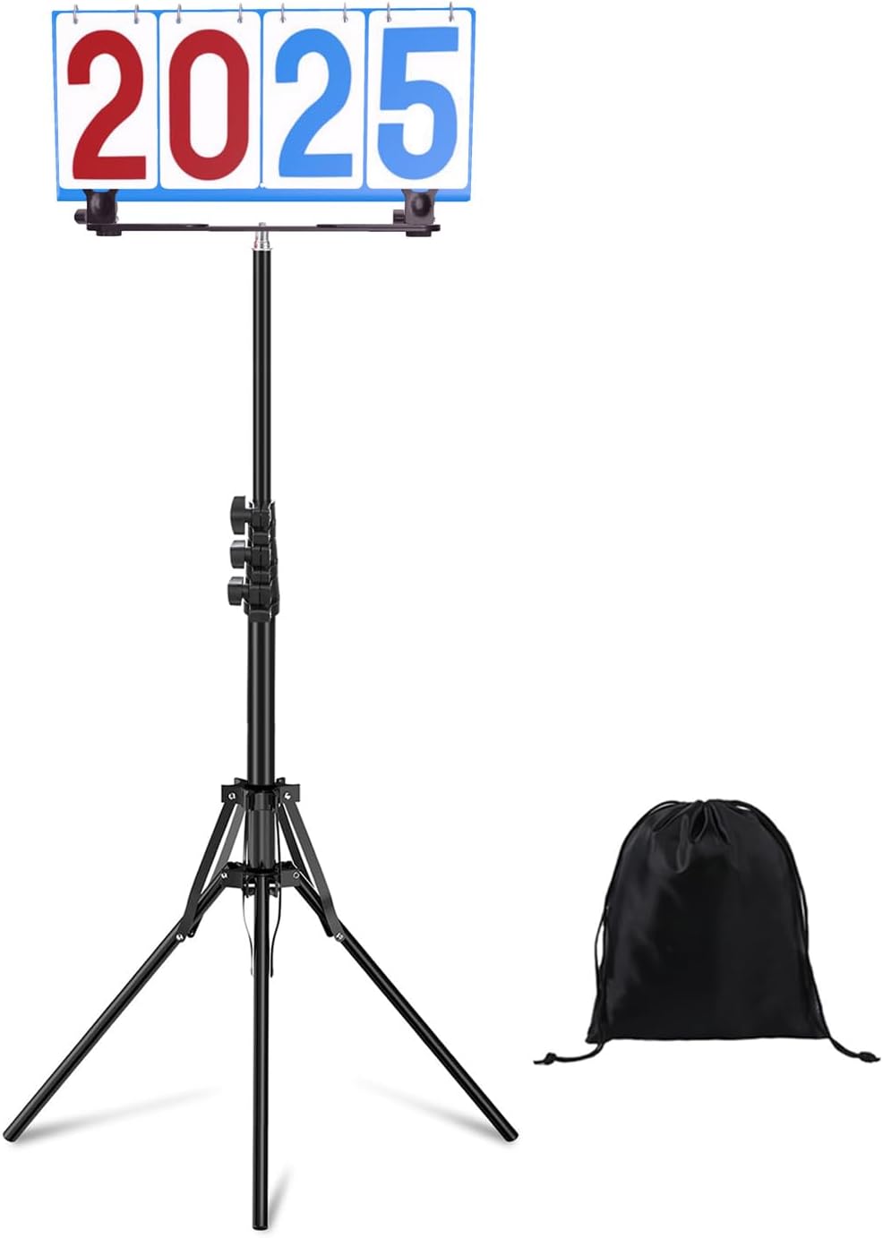 Purple River Manual Flip Scoreboard with Stand, Score Keeper for Outdoor/Indoor Games or Sports