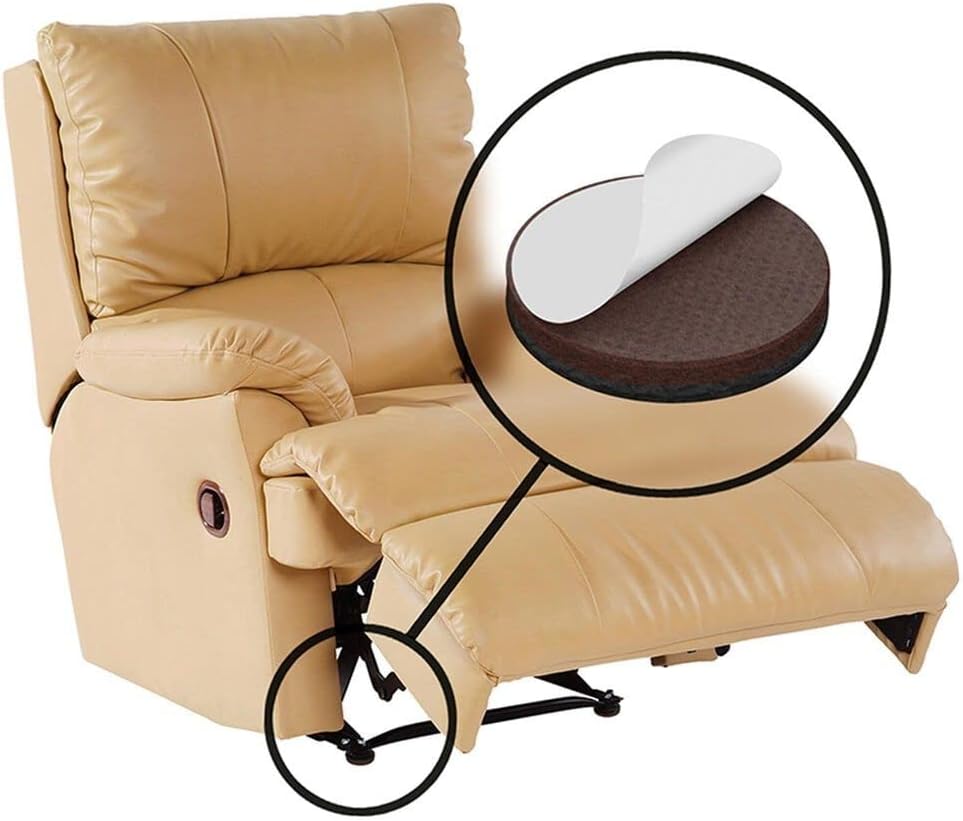 Slipstick GorillaPads CB147 Non Slip Furniture Pads/Gripper Feet (Set of 16) Self Adhesive Rubber Floor Protectors, 1 inch Round, Black