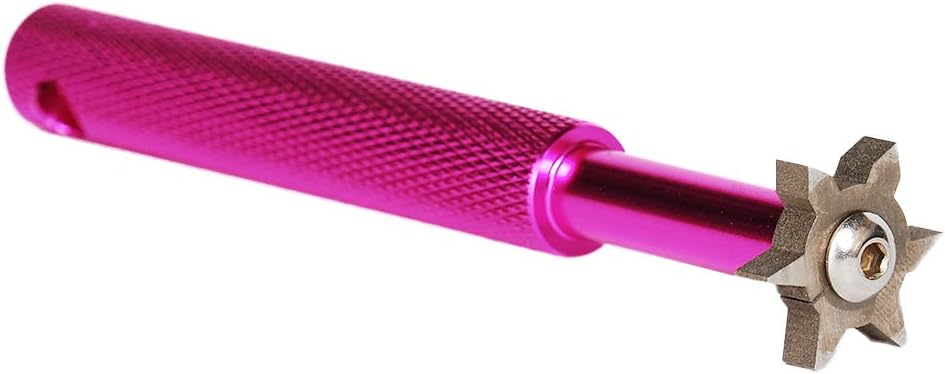 HIFROM Groove Sharpener with 6 Heads - Golf Club Groove Sharpener Re-Grooving Tool and Cleaner for All Irons Pitching Sand Lob Gap and Approach Wedges and Utility Clubs ¡­