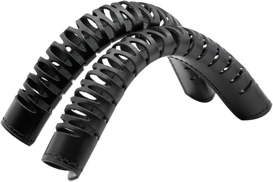 Jiesinlov 2Pcs Bag Handle Wrap Covers for Speedy 25 30 35,Vachetta Leather Grip Protector Strap,Stain and Abrasion Resistant(Black)