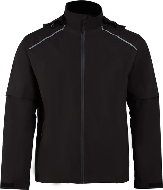 K.E.J. Golf Rain Jacket for Men Waterproof Raincoat Lightweight Jacket Golf Suit for Hiking Cycling Running Camping Traveling