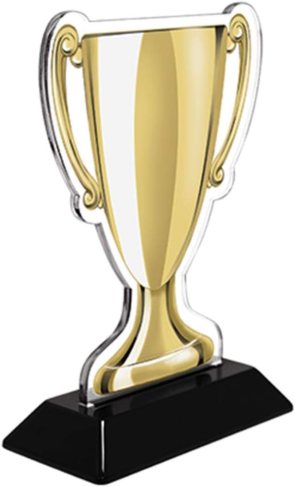 Crown Awards 7" Golf Gold Cup Trophies, Custom Golf Longest Drive Male Acrylic Cup Trophy Prime