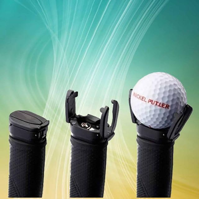 FINGER TEN Golf Ball Retriever for Putter Piker Upper 2/4/6/8/10 Pack Suction Cup Ball Grabber Tool with Screws Foldable Mini Ball Retrievers for Men Women Golfer