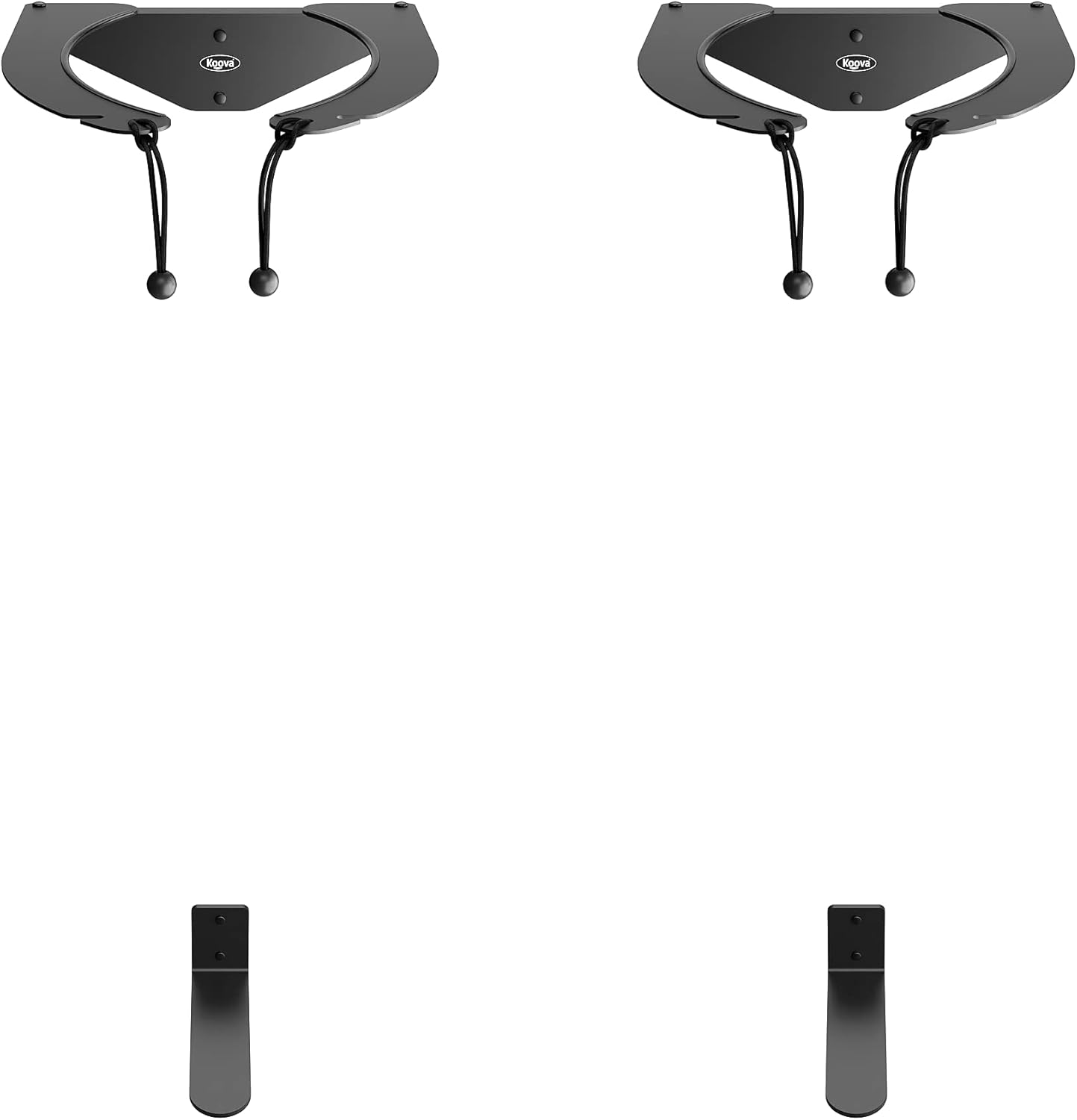 Koova Golf Bag Rack | Fits Any Club & Travel Bags | Wall Mount Storage Organizer for Garage & Sheds | Easy Install