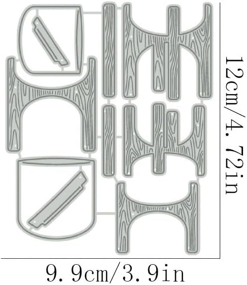 Flowers Metal Cutting Die for Scrapbooking - Cut Stencils for DIY Scrapbook Photo Album Decorative Paper Card, Card Making Supplies, Stencils & Crafting Die Cut (Plant Pot Stand 4.7 x 3.9 in)