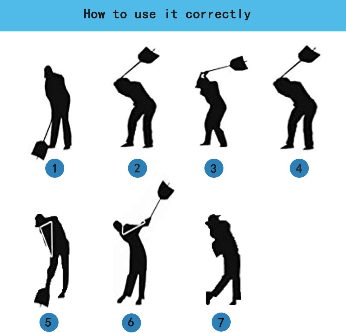 Golf Power Resistance Trainer,Golf Swing Training aid Fan for Golf Power Swing