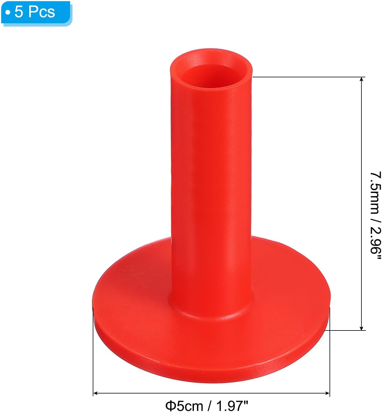 PATIKIL Rubber Golf Tees, Tall Practice Training Driving Range Tee Stable Ball Holder