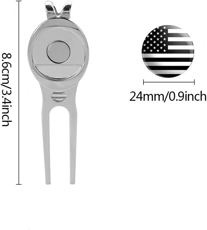 CHIVENIDO Divot Tool Divot Repair Tool, Premium Golf Divot Tool Golf Ball Maker