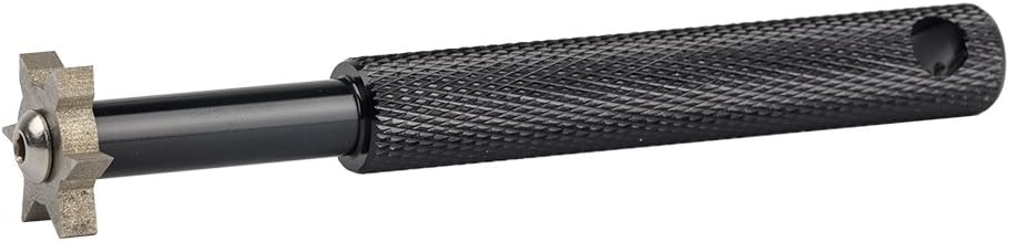 HIFROM Groove Sharpener with 6 Heads - Golf Club Groove Sharpener Re-Grooving Tool and Cleaner for All Irons Pitching Sand Lob Gap and Approach Wedges and Utility Clubs ¡­