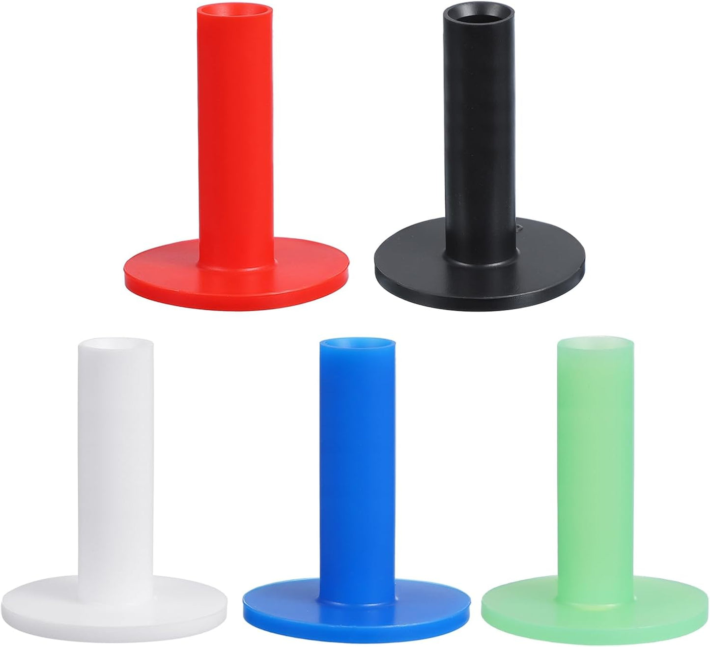 PATIKIL Rubber Golf Tees, Tall Practice Training Driving Range Tee Stable Ball Holder