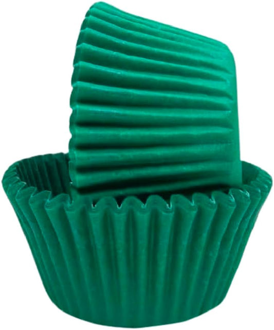 Regency Wraps Greaseproof Professional Grade Baking Cups, Pack of 40, Standard Liners, Green Solid, for Cupcakes, Muffins, Candy, Non Stick