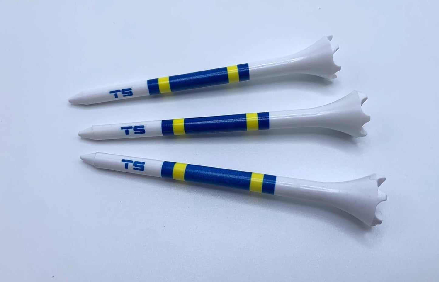 TRUESTRIKE Premium USA Golf Tees – 3¼" or 2¾" Durable Plastic Performance Tees (100 Pack) – Made in USA – Bulk Value Pack