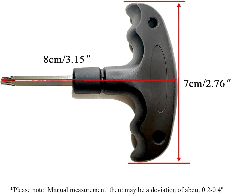 Golf Wrench Tool Fit For Taylormade Adams RBZ Callaway Cobra Weights Driver Fairway Golf Club Wrenches Tools Shaft Adapter Sleeve(T20+Black)