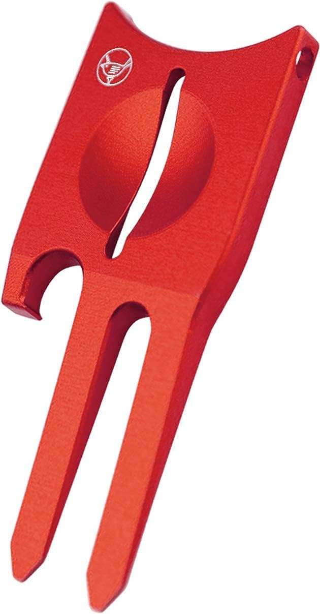 Birdicorn Golf Divot Repair Tool & Golf Ball Marker 6-in-1 Golf Divot Tool