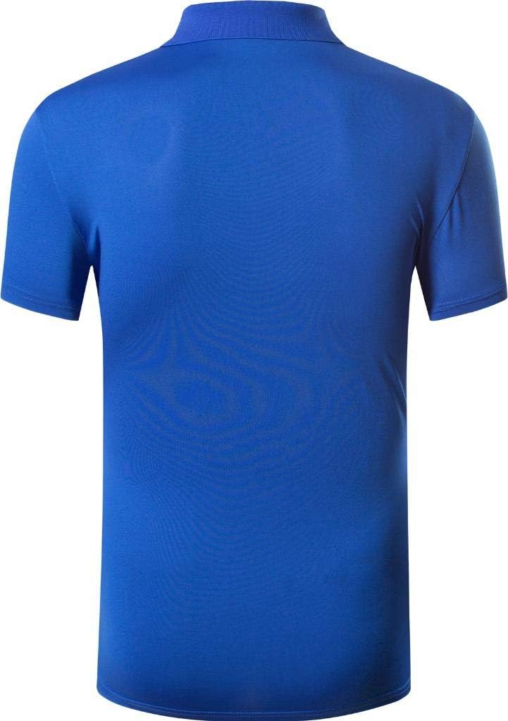 jeansian Men's Sport Outdoor Quick Dry Fit Short Sleeves Polo Tee Shirt Tshirt T-Shirt Tops Golf Tennis Bowling LSL195