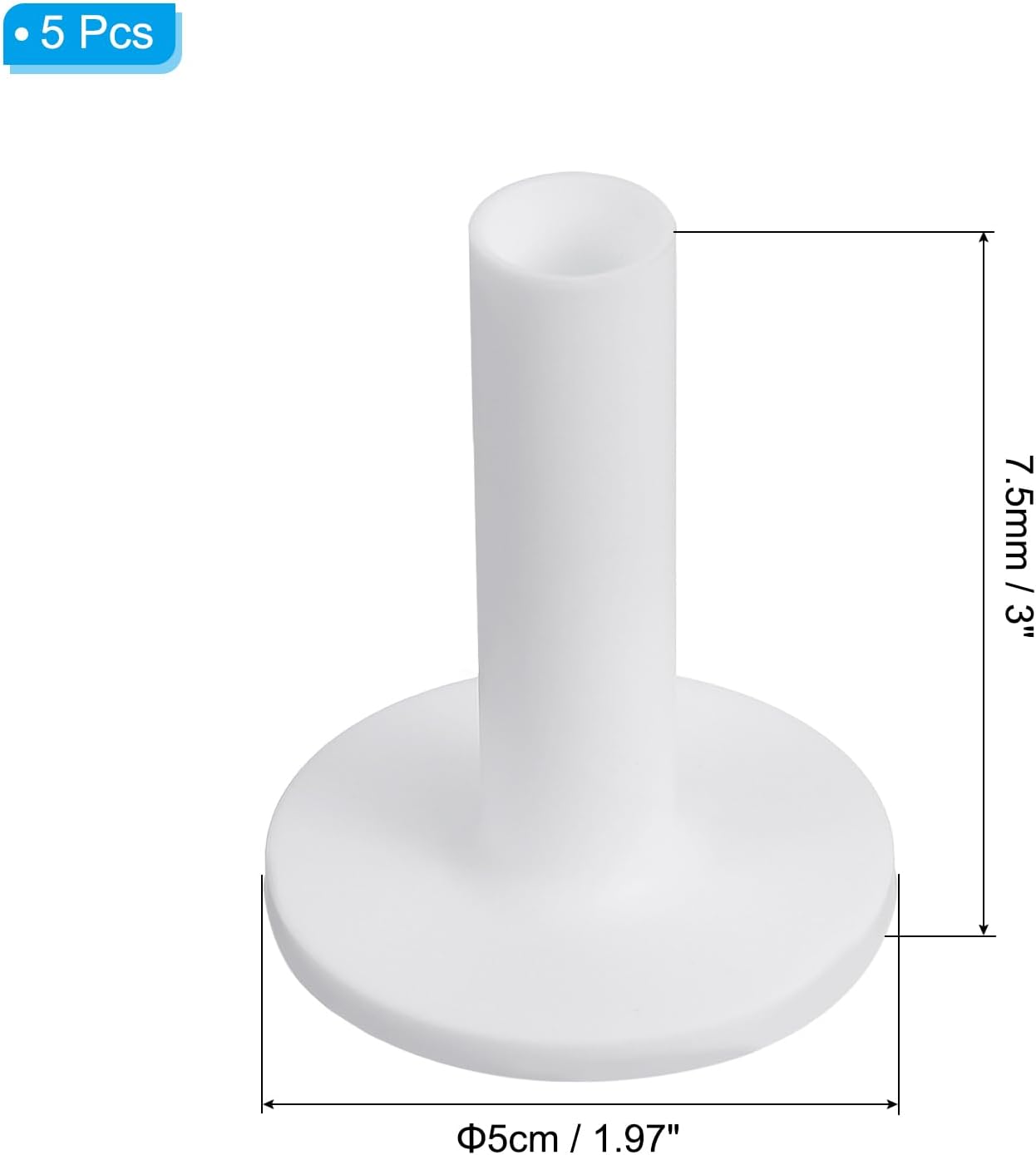 PATIKIL Rubber Golf Tees, Tall Practice Training Driving Range Tee Stable Ball Holder