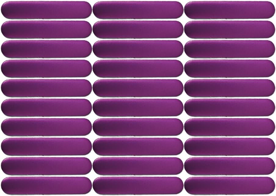 Golf Lead Tape Pickleball Lead Tape Adhesive Lead Sheet 30pcs 2.0×0.4in 3g,Golf Training Accessories|for Golf Iron Woods Putter or Tennis Racket Badminton Racket Weight Adjustment