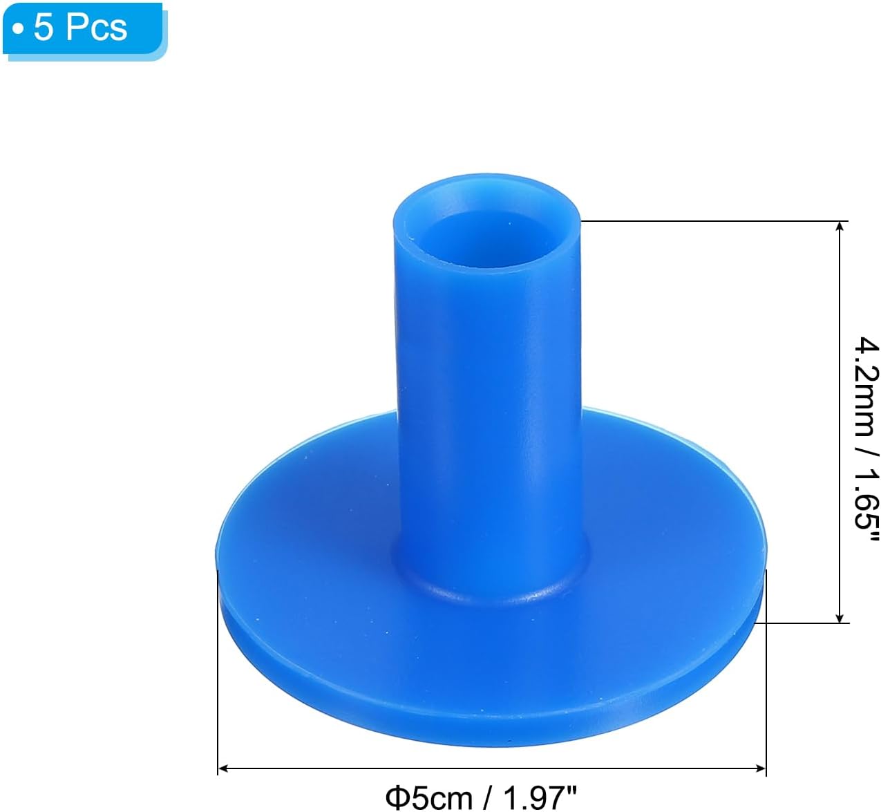 PATIKIL Rubber Golf Tees, Tall Practice Training Driving Range Tee Stable Ball Holder