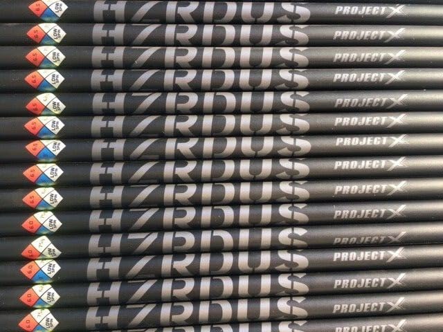 New HZRDUS Black Driver Shaft with Grip & Adapter Installed