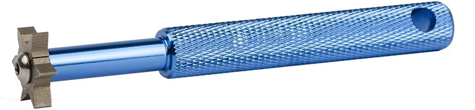 HIFROM Groove Sharpener with 6 Heads - Golf Club Groove Sharpener Re-Grooving Tool and Cleaner for All Irons Pitching Sand Lob Gap and Approach Wedges and Utility Clubs ¡­