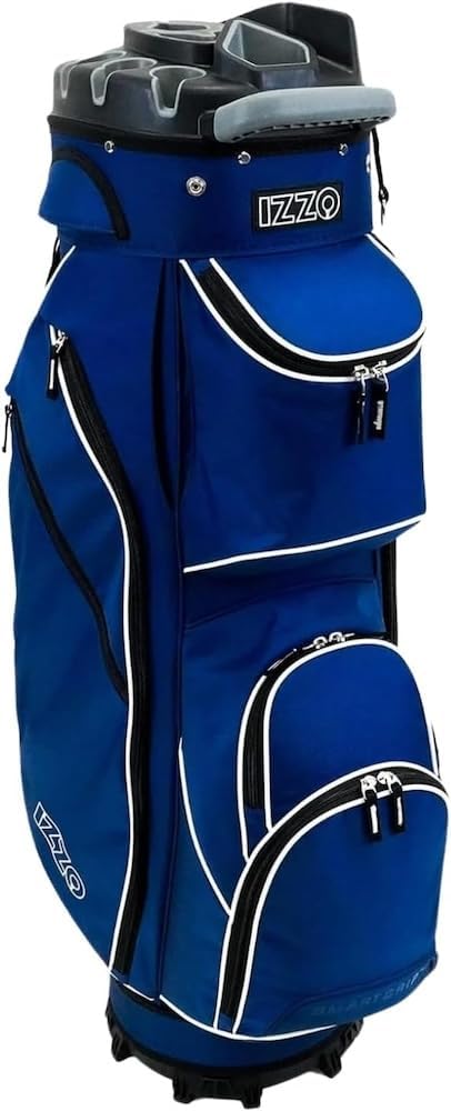 Izzo Vault Golf Cart Bag - Quiet-Lock 14 Way Club Divider