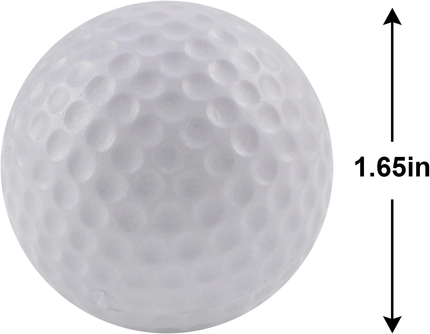 KOFULL Foam Golf Practice Balls, 24/50 Pack Realistic Feel and Limited Flight Training Balls for Indoor or Outdoor, Soft Practice Golf Balls for Backyard