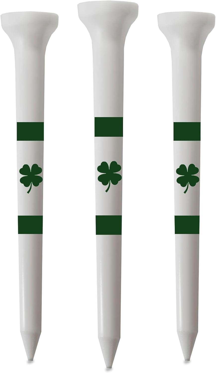 Golf Tees – 3 1/4" Tall – 25 White Golf Tees - Made from Durable Plastic - Golf Accessories for Men and Women - Made in The USA