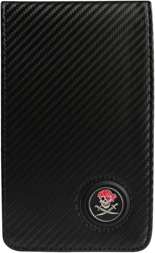 Golf Scorecard Holder Yardage Book Cover with Golf Ball Marker and A Free Pencil 4.5 × 7.5 inches Multi-Color