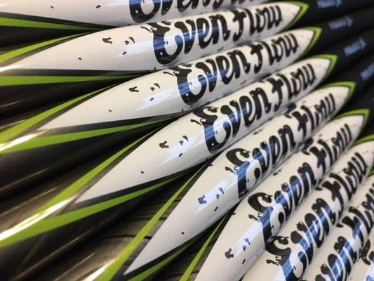 Evenflow Black/Green Driver Shaft with Grip & Adapter Installed