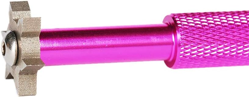 HIFROM Groove Sharpener with 6 Heads - Golf Club Groove Sharpener Re-Grooving Tool and Cleaner for All Irons Pitching Sand Lob Gap and Approach Wedges and Utility Clubs ¡­