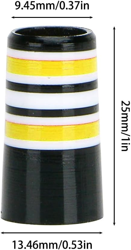 DONGKER Golf Iron Ferrules,10 PCS Golf Club Ferrules Golf Sleeve Ferrule Compatible 0.370'' Parallel Shaft